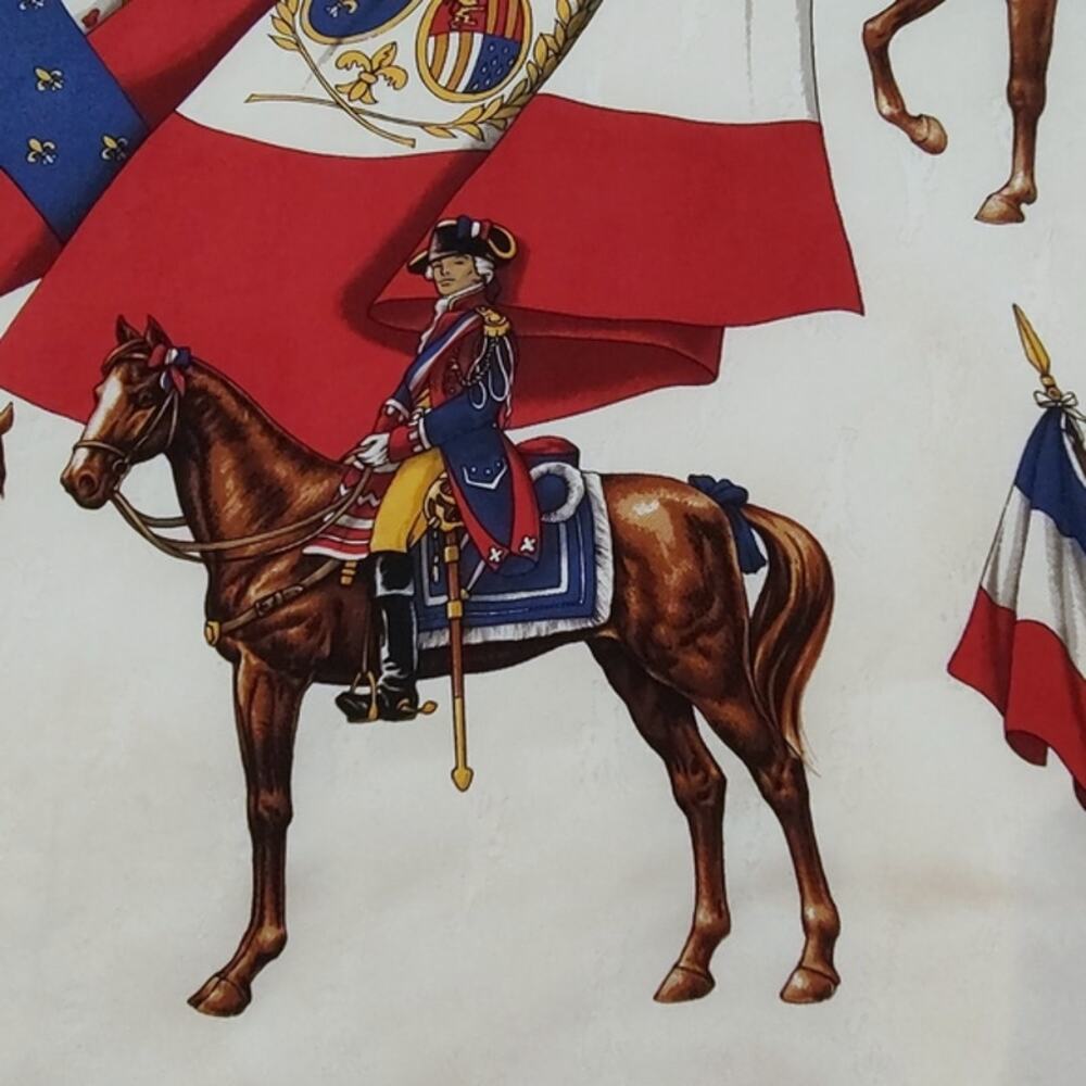 Longchamp "La Celebration 1789" large silk scarf – French Revolution EUC - Picture 6 of 11